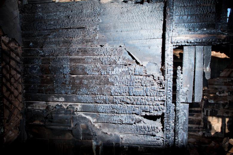 Free stock image of burnt wall created by 2happy