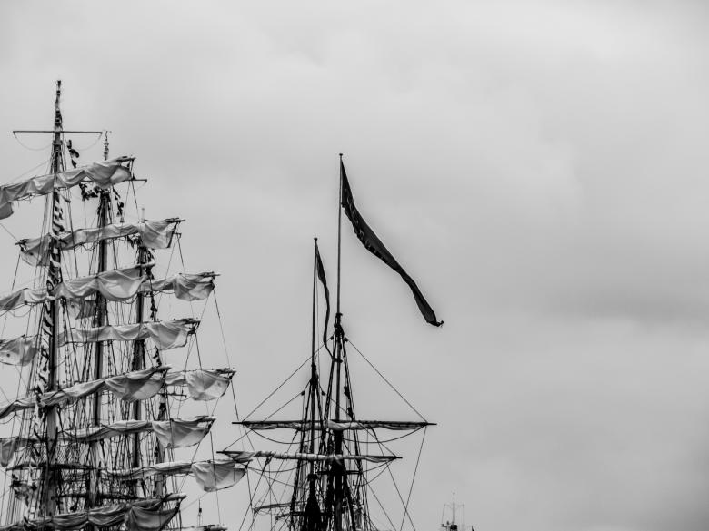 Free stock image of Masts with a huge flag created by Janis Urtans