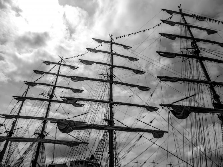 Free stock image of Sailing ship's masts created by Janis Urtans