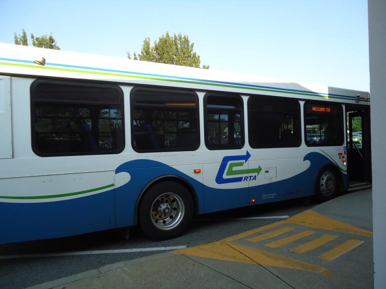 Free stock image of City bus blue white created by Katharine Sparrow