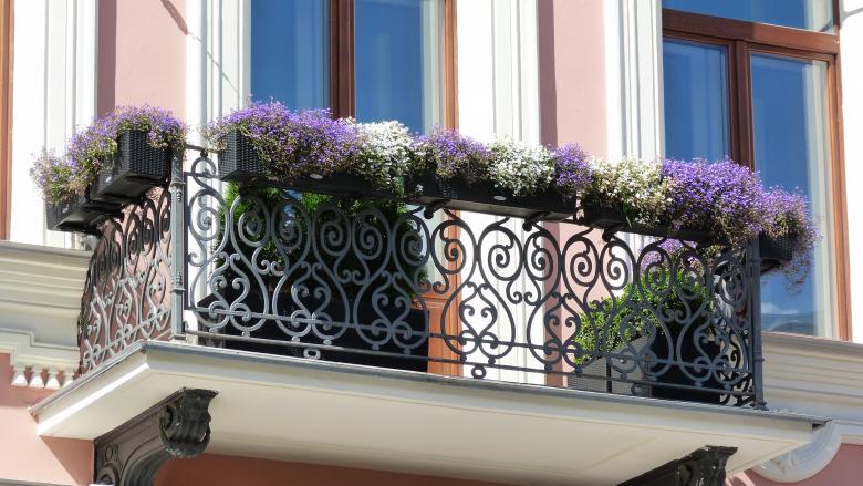 Free stock image of Balcony with flowers created by Vladimir Ovcharov