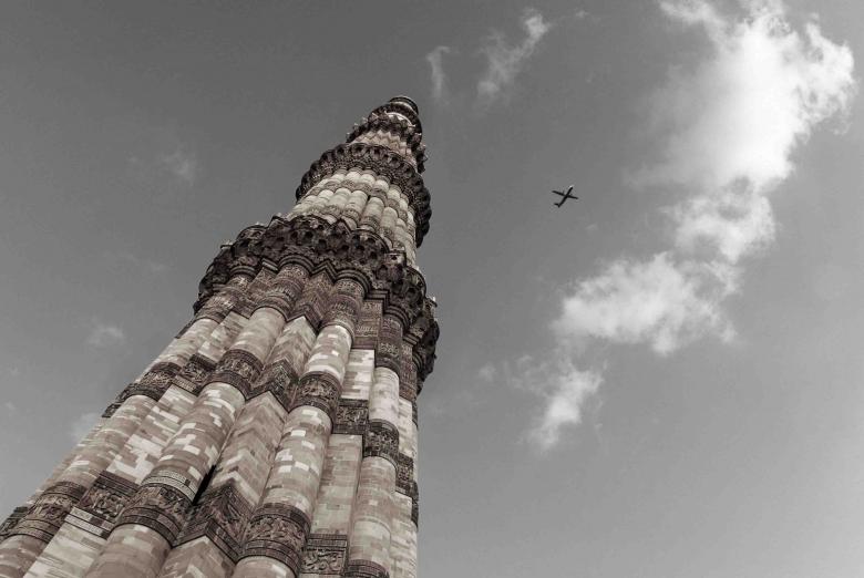 Free stock image of On the Sky, The Qutub Minar created by DEEPU DAS