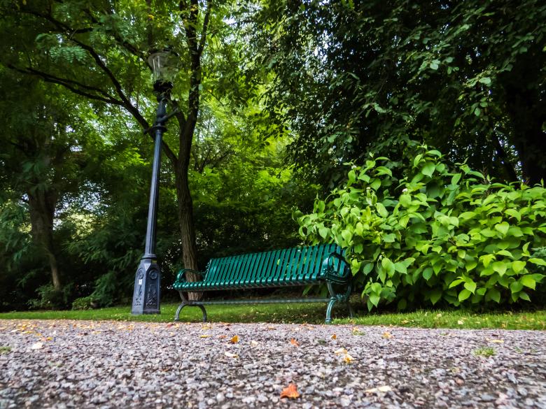 Free stock image of Bench in the park created by Janis Urtans