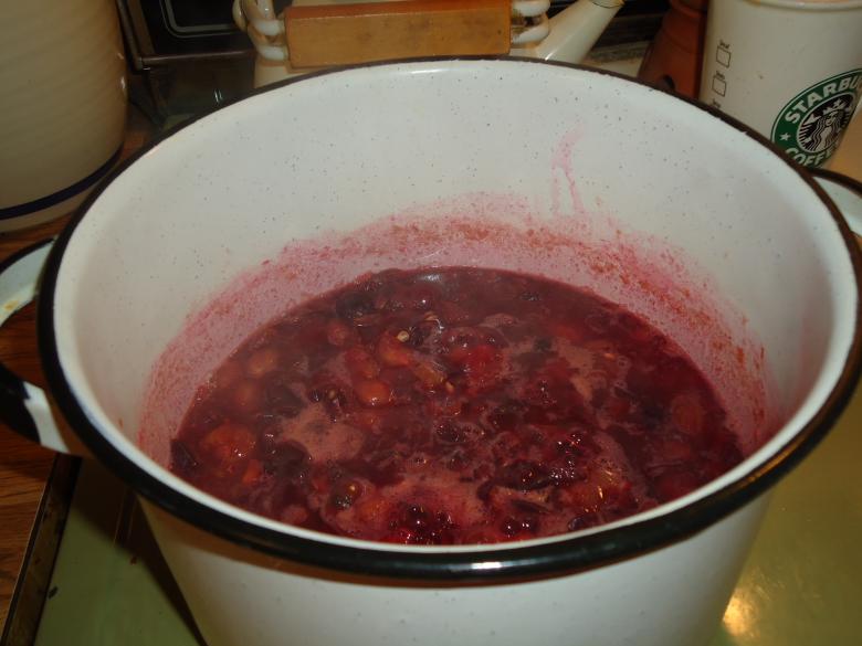Free stock image of Pot of Jam Boiling on Stove created by Katharine Sparrow