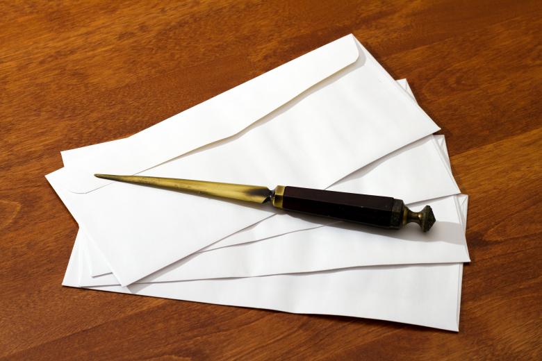 Free stock image of Mail - Envelope with Opener created by Geoffrey Whiteway