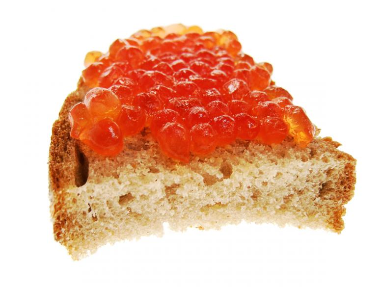 Free stock image of sandwich with fish roe created by 2happy