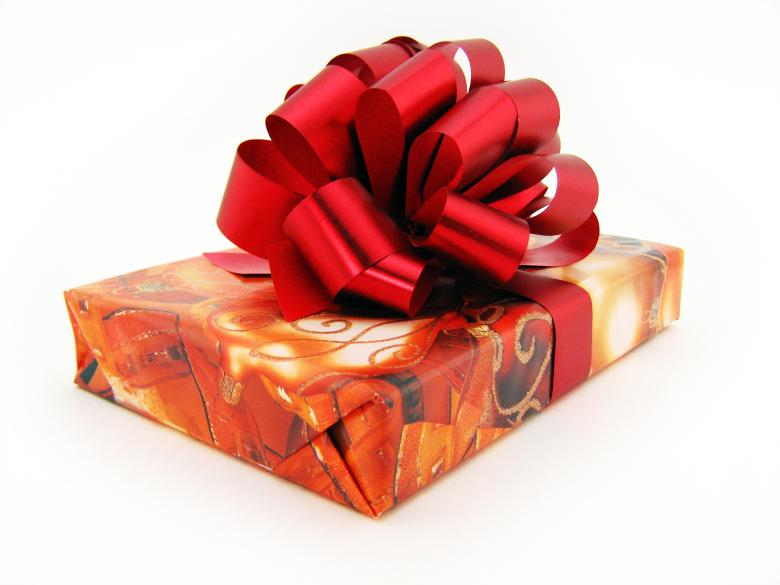 Free stock image of Gift with red bow created by 2happy
