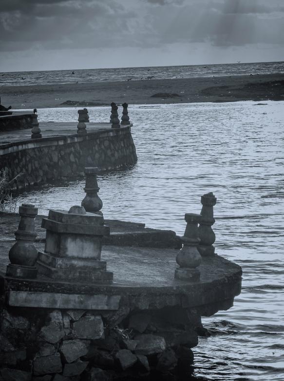 Free stock image of Black and white peer created by DEEPU DAS
