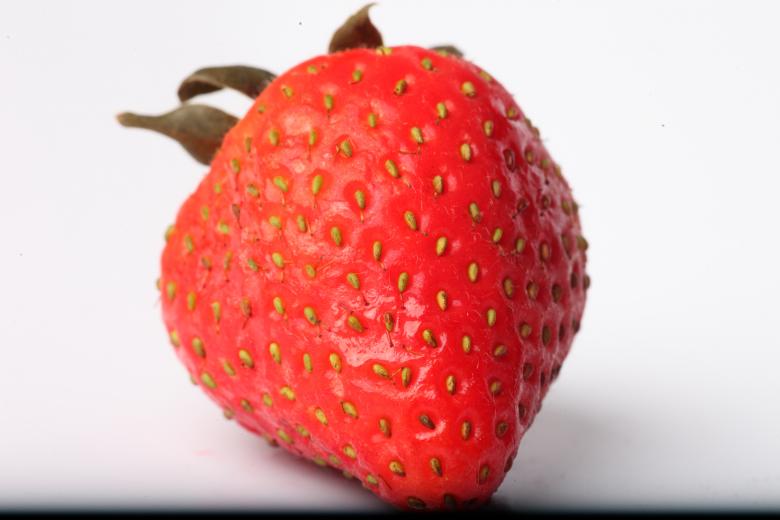 Free stock image of Strawberry isolated on white background created by Jared Davidson