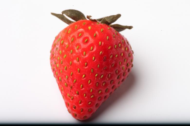 Free stock image of Strawberry isolated on white background created by Jared Davidson