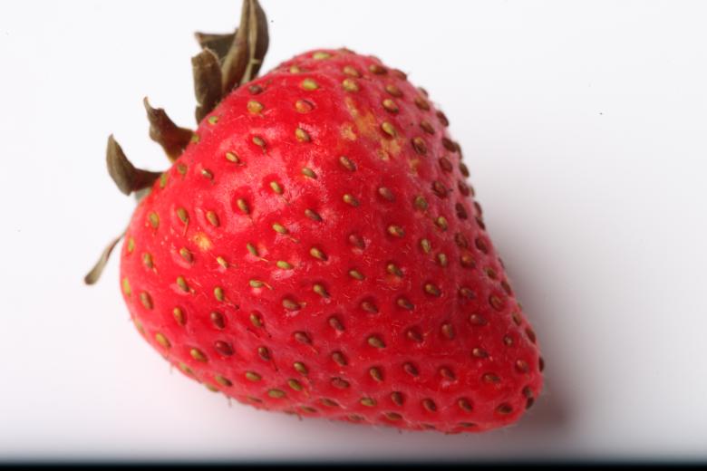 Free stock image of Strawberry isolated on white background created by Jared Davidson