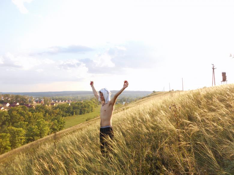 Free stock image of Man in field created by 2happy