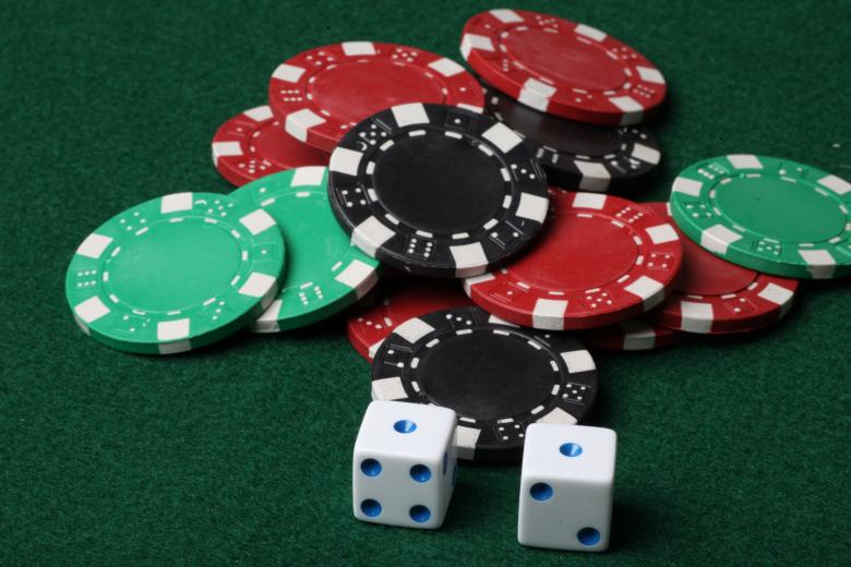 Free stock image of Poker chips and Dice created by Jared Davidson