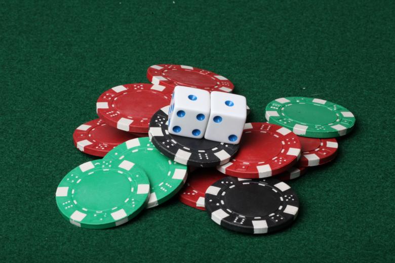 Free stock image of Poker chips and Dice created by Jared Davidson