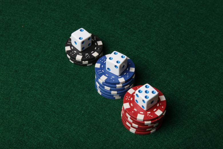 Free stock image of Poker chips and dice. created by Jared Davidson