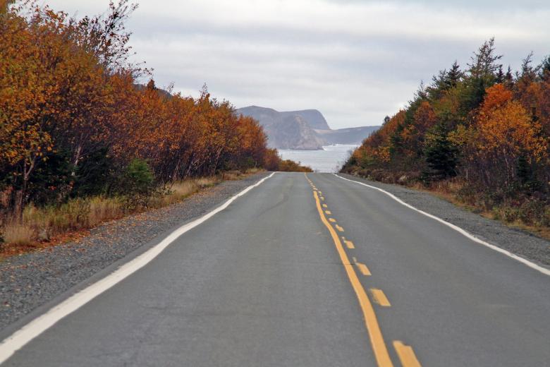 Free stock image of Road in autumn created by Geoffrey Whiteway