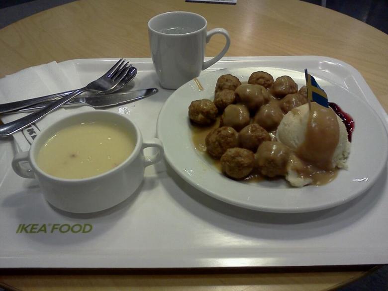 Free stock image of IKEA meatball meal created by Eric Au