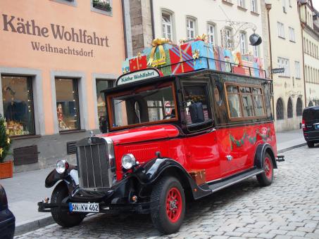 Rothenburg Vintage Bus - Free Stock Photo