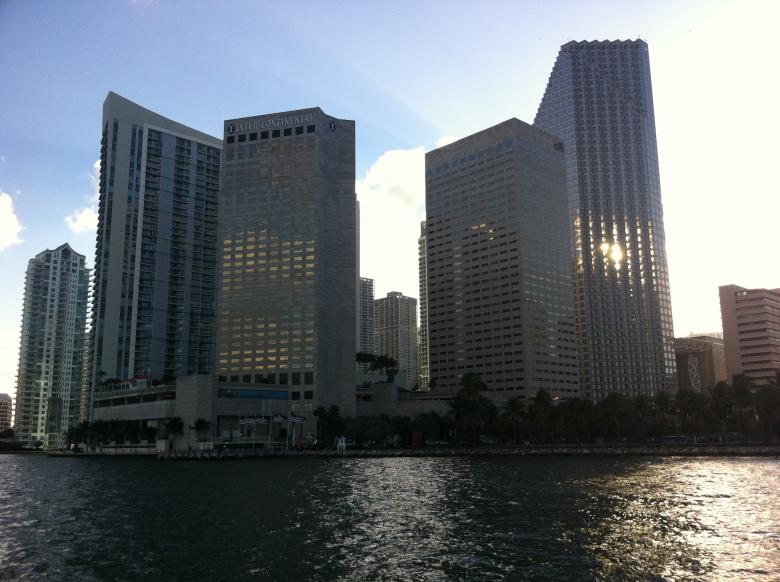 Free stock image of Miami Skyline from boat created by Erik van Rijck