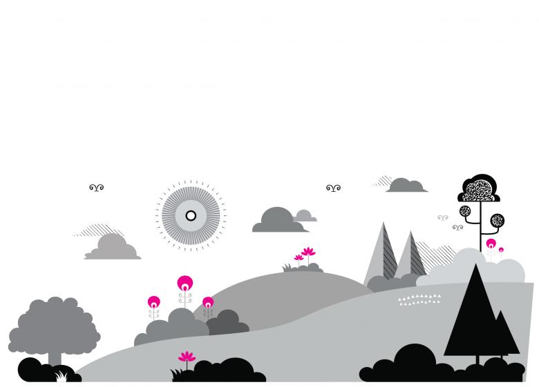 Free stock image of Landscape Digital Illustration created by FruityLOGIC Design