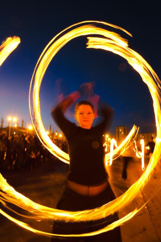 Free stock image of Fire show created by skydie