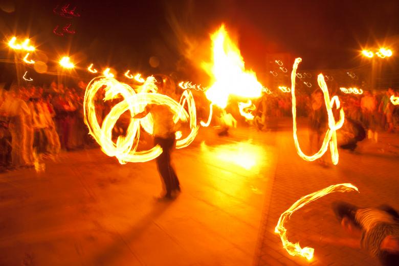 Free stock image of Fire show created by skydie