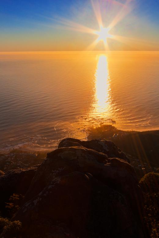 Free stock image of Table Mountain Sunset - HDR created by Nicolas Raymond