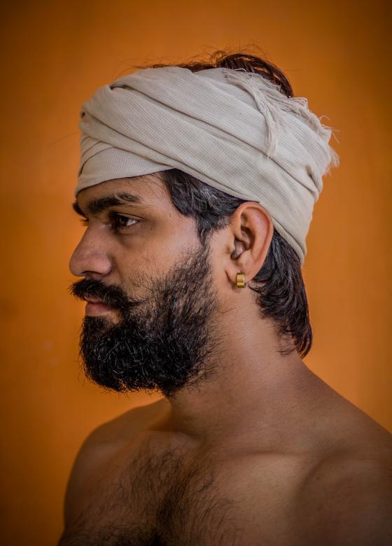 Free stock image of Indian common man created by madzindia