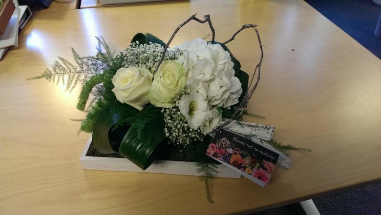 Free stock image of White flower bouquet created by Dave Aarts