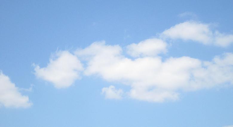 Free stock image of Blue sky with cloud created by Galayanee