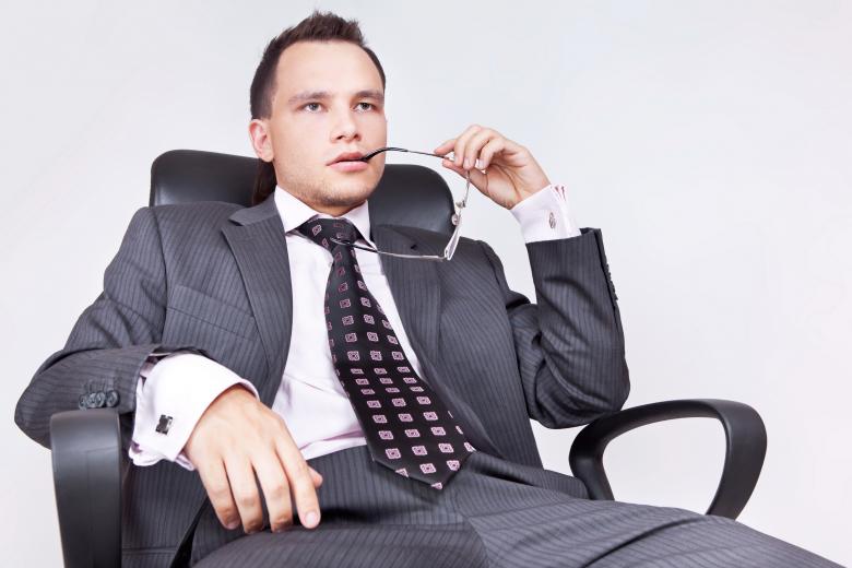 Free stock image of Young Businessman thinks created by 2happy