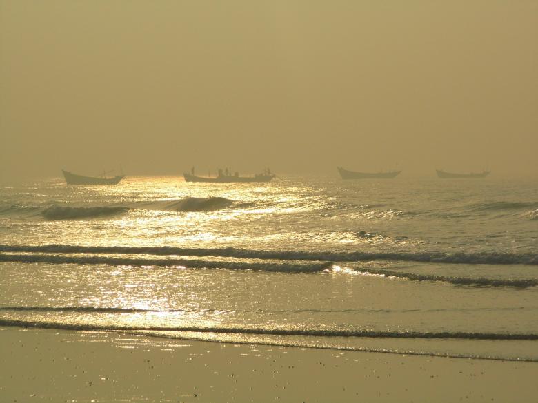 Free stock image of Sunset on the beach created by PHOTO LOVER