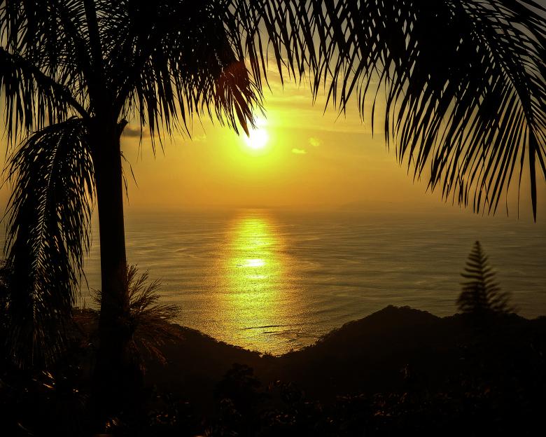 Free stock image of Tropical sunset created by Geoffrey Whiteway