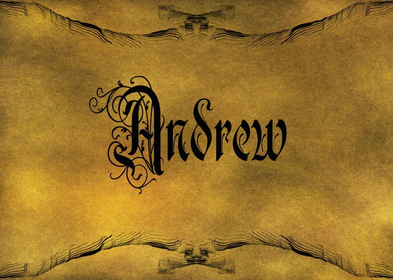 Free stock image of Old World Calligraphy created by George Cuda