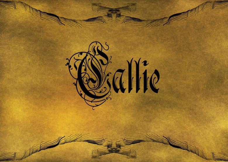 Free stock image of Old World Calligraphy created by George Cuda