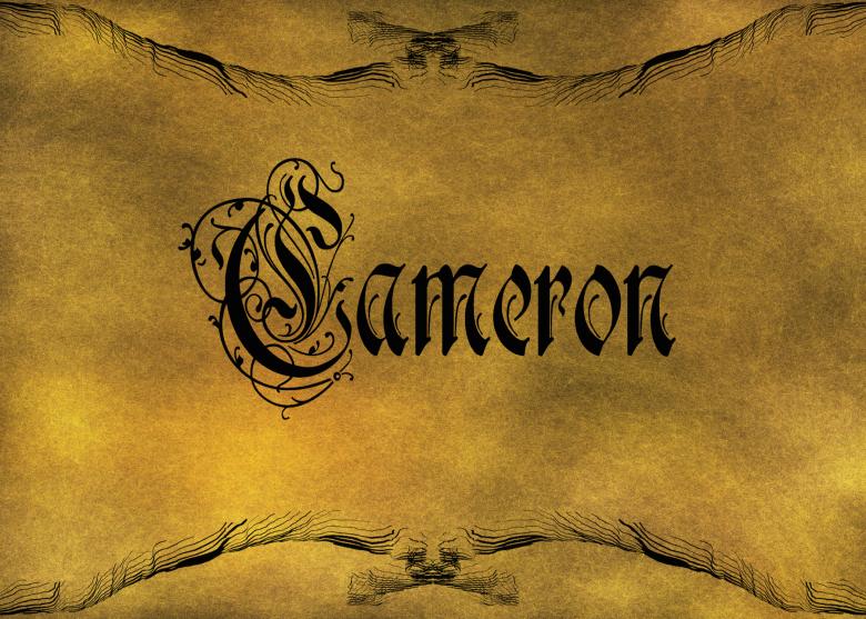 Free stock image of Old World Calligraphy created by George Cuda