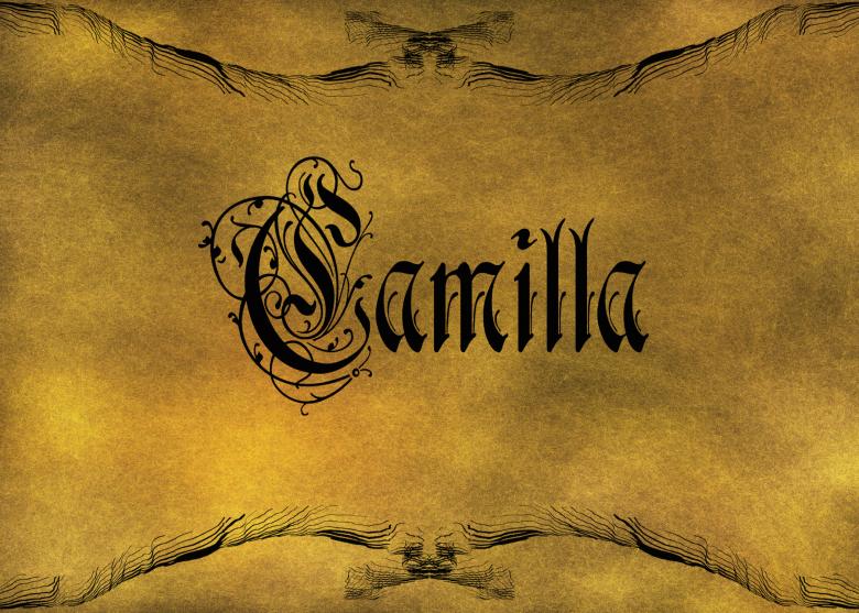 Free stock image of Old World Calligraphy created by George Cuda