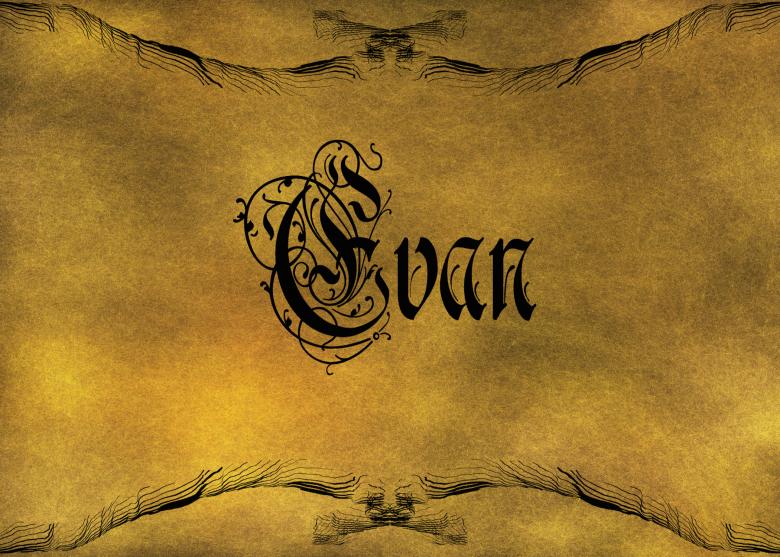 Free stock image of Old World Calligraphy created by George Cuda