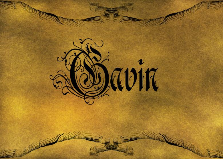 Free stock image of Old World Calligraphy created by George Cuda