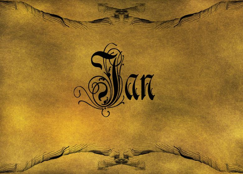 Free stock image of Old World Calligraphy created by George Cuda