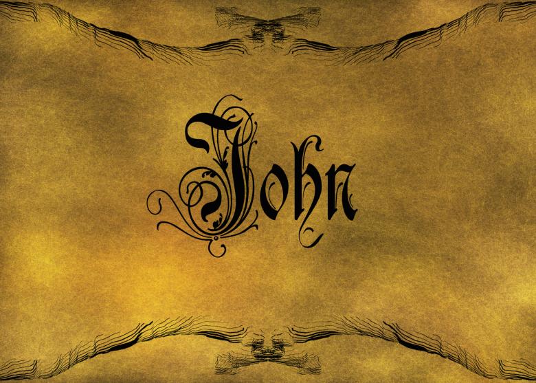 Free stock image of Old World Calligraphy created by George Cuda