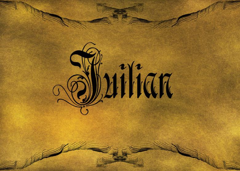 Free stock image of Old World Calligraphy created by George Cuda