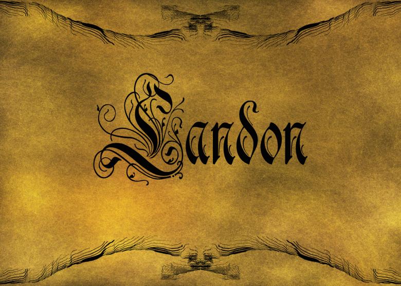 Free stock image of Old World Calligraphy created by George Cuda