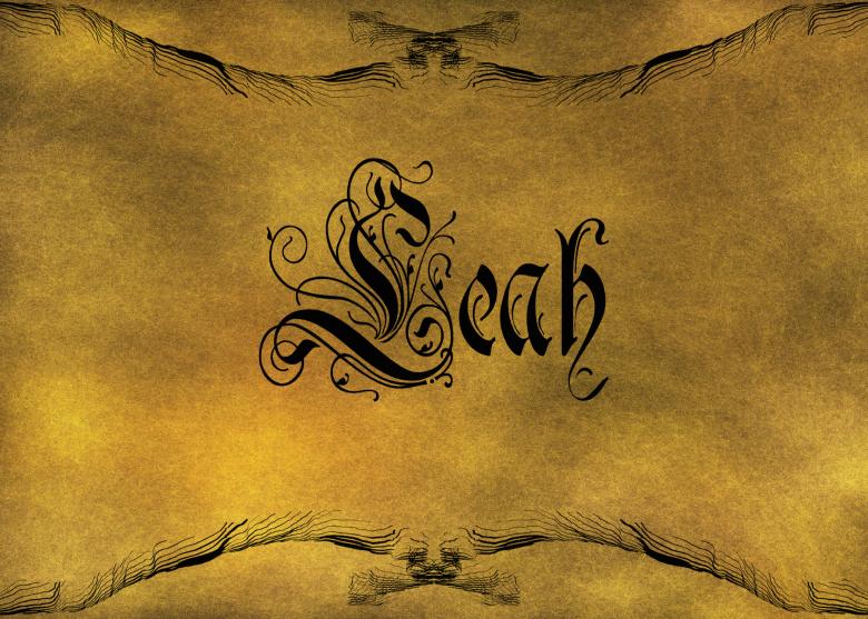 Free stock image of Old World Calligraphy created by George Cuda