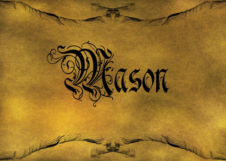 Free stock image of Old World Calligraphy created by George Cuda