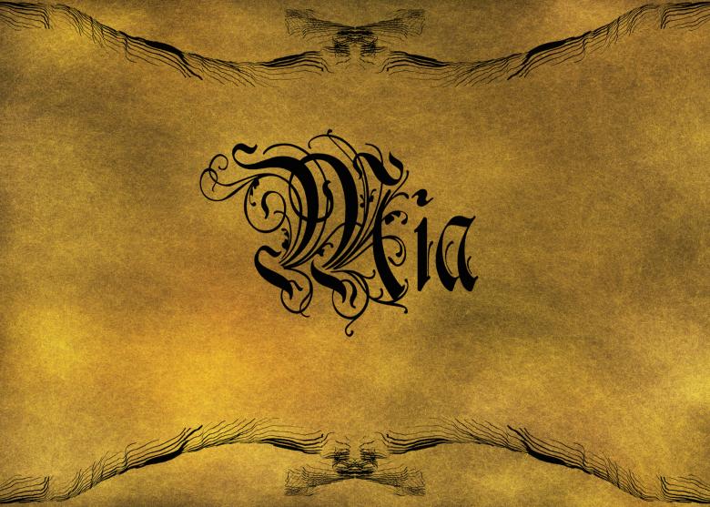 Free stock image of Old World Calligraphy created by George Cuda