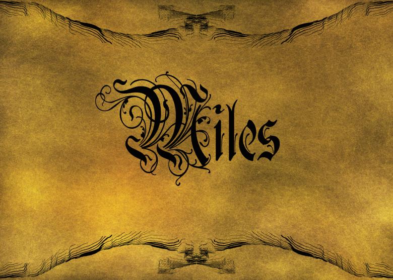 Free stock image of Old World Calligraphy created by George Cuda