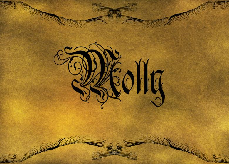 Free stock image of Old World Calligraphy created by George Cuda