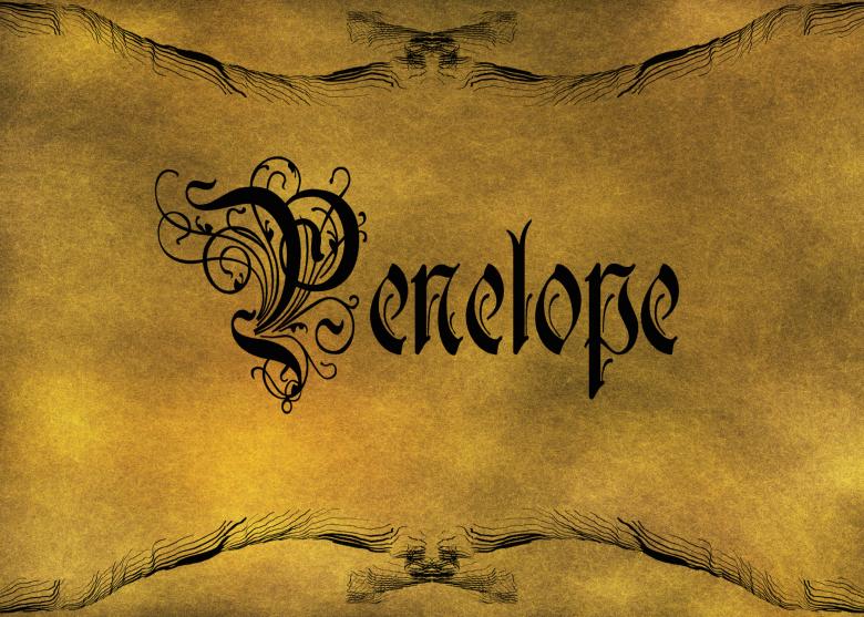 Free stock image of Old World Calligraphy created by George Cuda