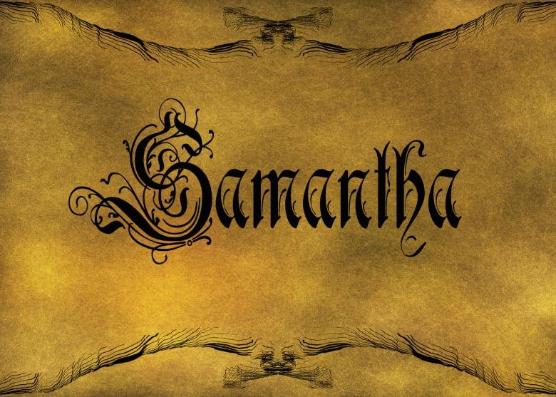 Free stock image of Old World Calligraphy created by George Cuda